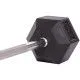 Штанга фіксована вигнута Rubber Hexagon Barbell від 10 до 50 кг