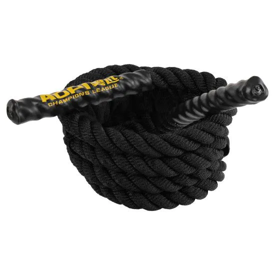 Скакалка-канат та функціонального тренінгу AOPI EXTRA THICK 2,8 м чорна