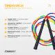 Скакалка Бісерна EasyFit FreeRope для скіпінгу 270 см (мультиколор)