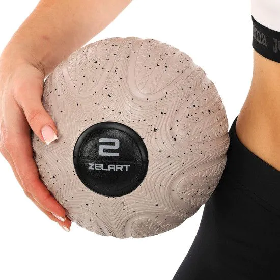 М'яч SLAM BALL Медбол з піском 2 кг (Zelart FI-490510)