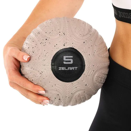 М'яч SLAM BALL Медбол з піском 5 кг (Zelart FI-490510)