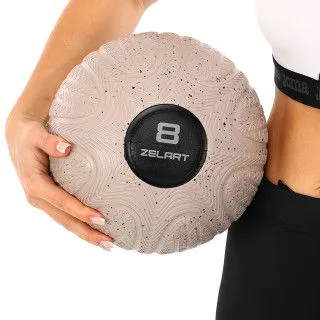М'яч SLAM BALL Медбол з піском 8 кг (Zelart FI-490510)
