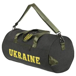 Сумка спортивна Бочонок UKRAINE 50 х 25 см