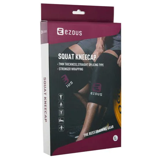 Наколінники для присідань EZOUS SQUAT KNEECAP (CR каучук )