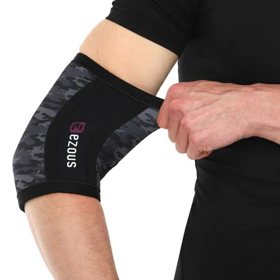 Налокотники для жима EZOUS CAMO ELBOW SLEEVE 
