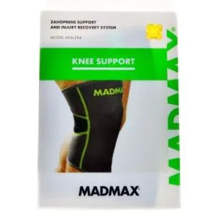 Наколінник MadMax MFA-294 Zahoprene Knee Support Dark Grey/Green