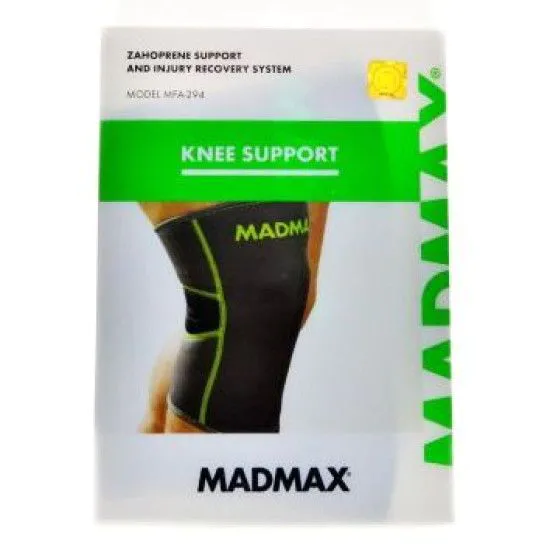 Наколінник MadMax MFA-294 Zahoprene Knee Support Dark Grey/Green