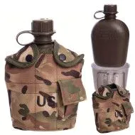 Фляга з казанком V-1л в чохлі Multicam