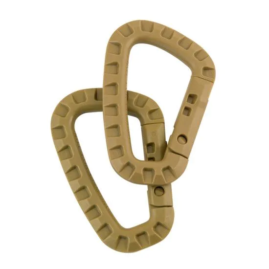 Карабін KOMBAT Tactical Carabiner 1 штука (койот)