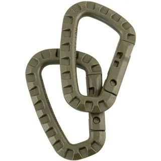 Карабін KOMBAT Tactical Carabiner 1 штука (олива)