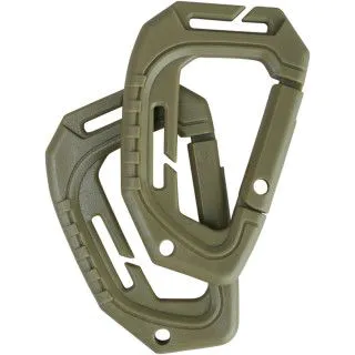 Карабін KOMBAT Tactical Spec-Ops Carabiner 1 штука (койот)