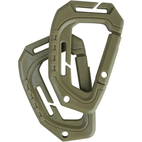 Карабін KOMBAT Tactical Spec-Ops Carabiner 1 штука (койот)