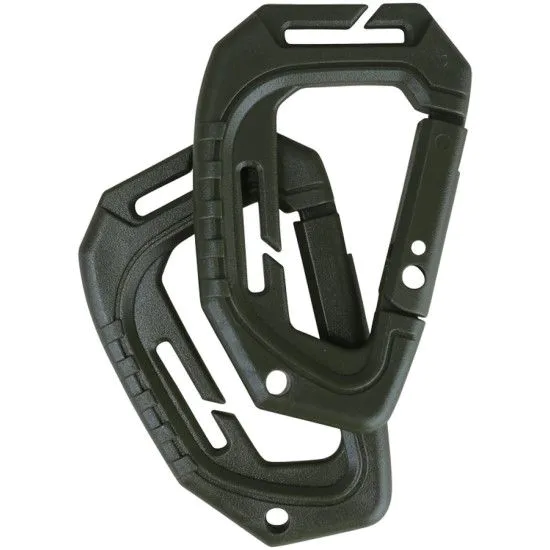 Карабін KOMBAT Tactical Spec-Ops Carabiner 1 штука (олива)