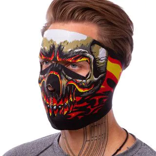 Маска вітрозахисна Red Evil Skull