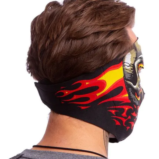 Маска ветрозащитная Red Evil Skull