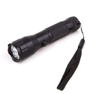 Ліхтар металевий 7LED+1Laser 10 см