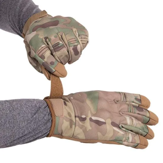 Тактичні рукавички із закритими пальцями Military Rangers 