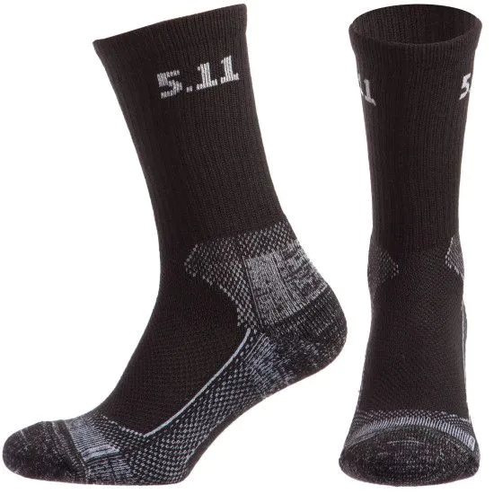 Термоноски 5.11 Tactical чорні розмір 40-45