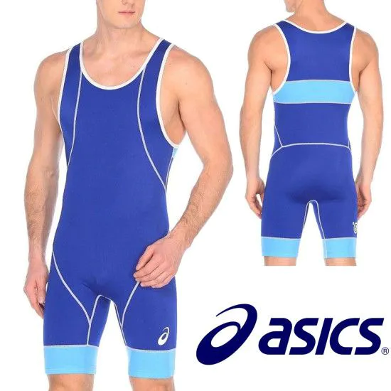 Трико борцівське Asics Wrestling Singlet синій