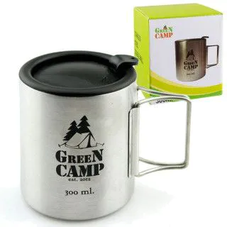 Термокружка з кришкою GreenCamp 300мл