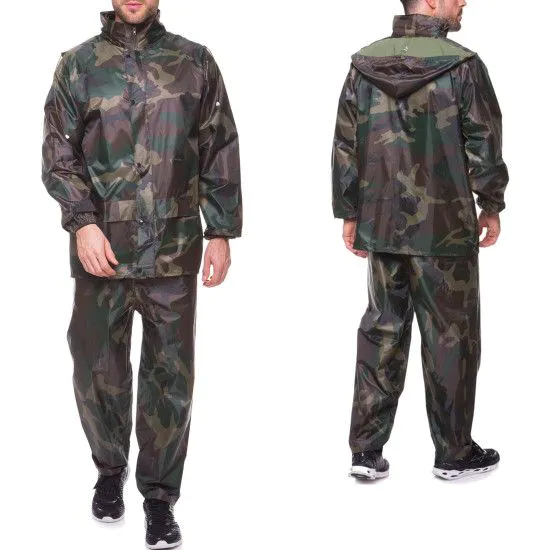 Костюм дощовик камуфляж Woodland