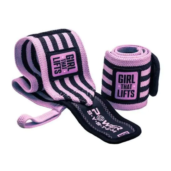 Кистьові бинти Power System PS-3510 Girl That Lifts Pink