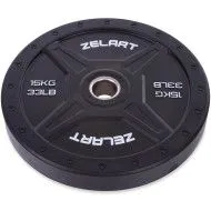 Млинці бамперні Bumper Plates 15 кг Zelart 