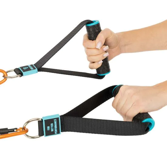 Ручки для тренажера и эспандеров STRAP HANDLE PRO LiveUp (пара)