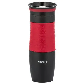 Термокружка KING Hoff -7148 500 мл червона