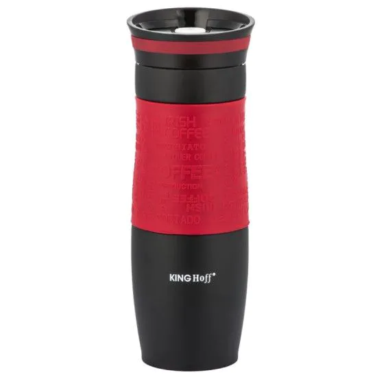 Термокружка KING Hoff -7148 500 мл червона