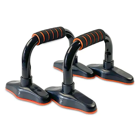 Упоры для отжиманий 4yourhealth 1054 Push-Up Bars Premium Stell Black 
