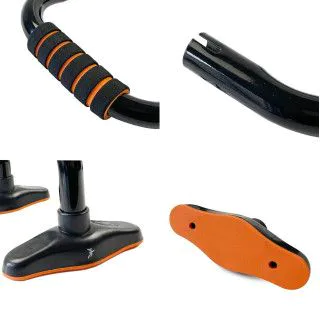 Упори для віджимань 4yourhealth 1054 Push-Up Bars Premium Stell Black 