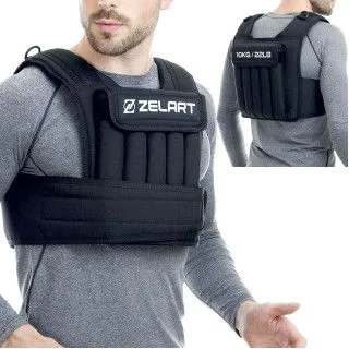 Жилет утяжелитель з регулюванням ваги 10 кг Zelart WEIGTH VEST