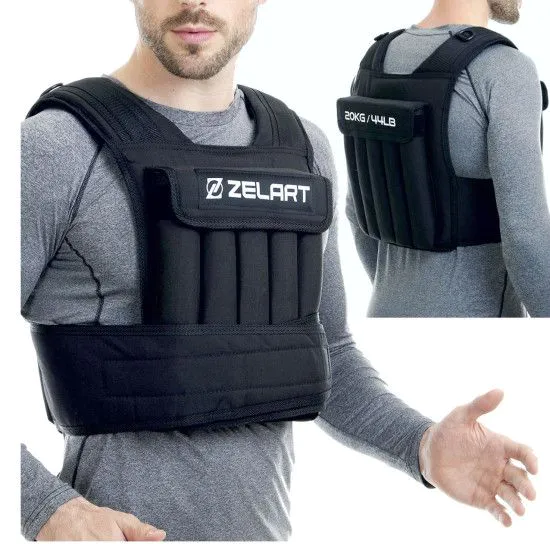 Жилет утяжелитель з регульований вага 20 кг Zelart WEIGTH VEST