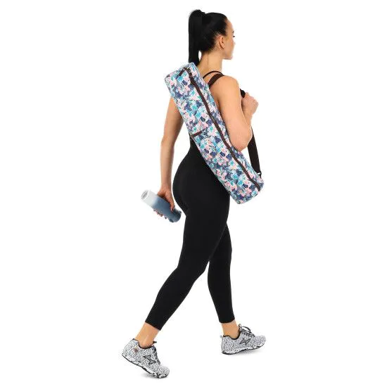  Сумка для йоги килимка KINDFOLK Yoga bag (15 х 65 см) рожева