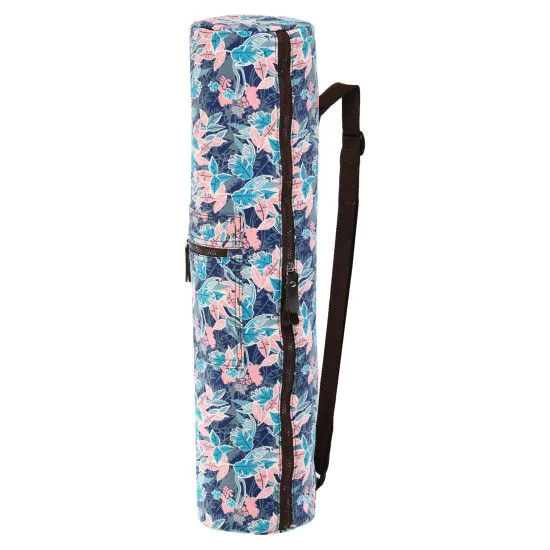  Сумка для йоги килимка KINDFOLK Yoga bag (15 х 65 см) рожева