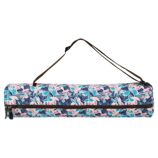  Сумка для йоги килимка KINDFOLK Yoga bag (15 х 65 см) рожева