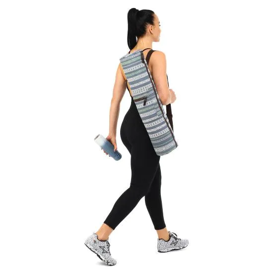  Сумка для йоги килимка KINDFOLK Yoga bag (15 х 65 см) сіра