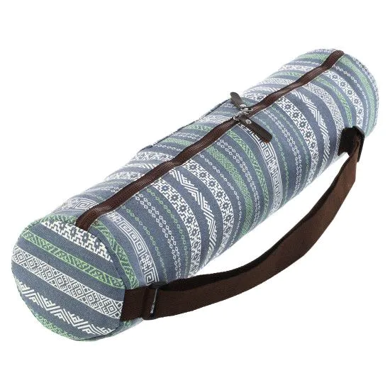 Сумка для йоги килимка KINDFOLK Yoga bag (15 х 65 см) сіра