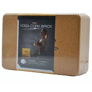 Блок для йоги пробковий PowerPlay 4006 Cork Yoga Block 