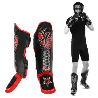 Захист гомілкостопу YOKKAO (Муай Тай, ММА, Кікбоксинг) червоний