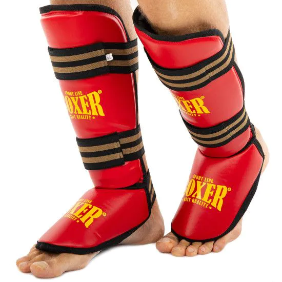 Захист гомілкостопу BOXER NEW червоний