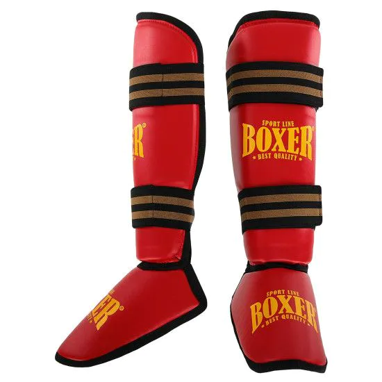 Захист гомілкостопу BOXER NEW червоний
