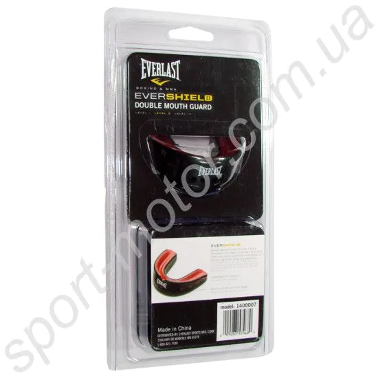 Капа двухчелюстная Everlast EVERSHIELD DOUBLE MOUTH GUARD