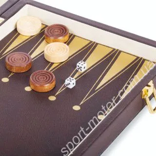 Шахи, нарди, шашки 34 х 34 см (кожзам)