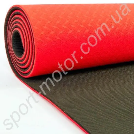 Килимок для йоги та фітнесу Yoga mat TPE + TC 6мм