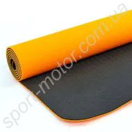 Килимок для йоги та фітнесу Yoga mat TPE + TC 6мм