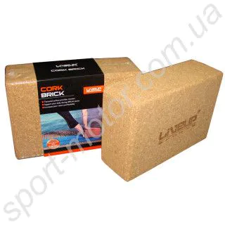 Блок для йоги корковий YOGA BRICK