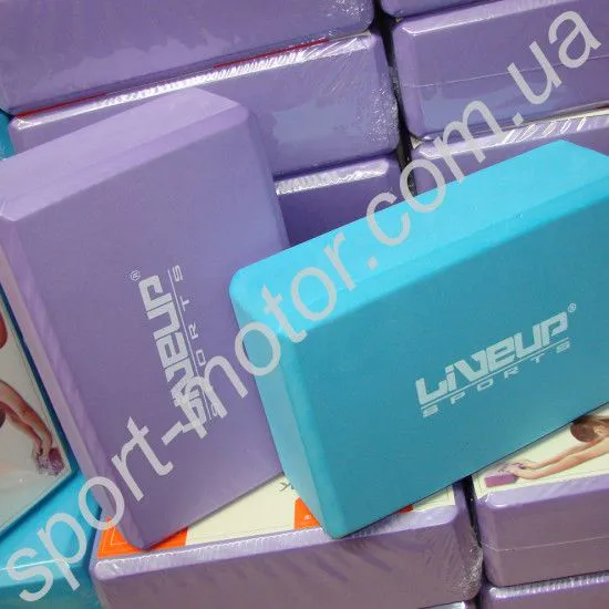 Блок для йоги LiveUp EVA BRICK LS3233