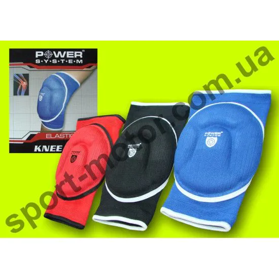 Наколінник захисний Power System Elastic Knee Pad PS-6005 Blue 